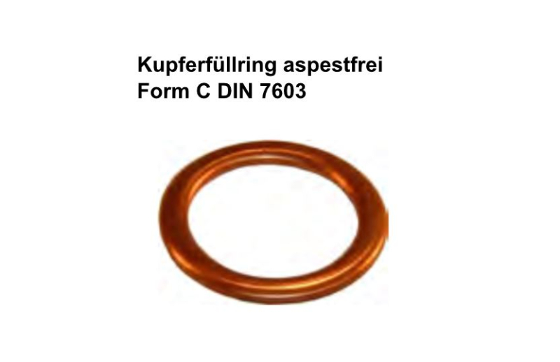 Kupferfüllring Form C aspestfrei